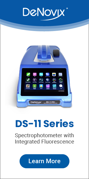 300x600 DS-11 Ad DS-11 Series Spectrophotometer with Integrated Fluorescence