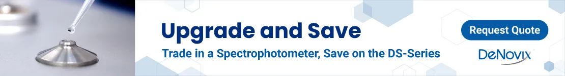 Upgrade and Save: Trade in a Spectrophotometer, Save on the DS-Series