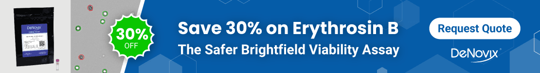 Erythrosin-B-Assay-Banner-1110-x-150_v1 Save 30% on Erythrosin B: The Safer Brightfield Viability Assay