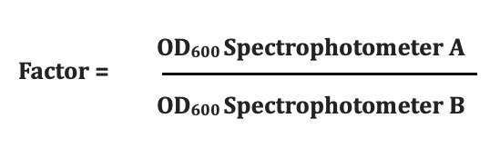OD600-equation