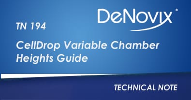 CellDrop Variable Chamber Heights Guide