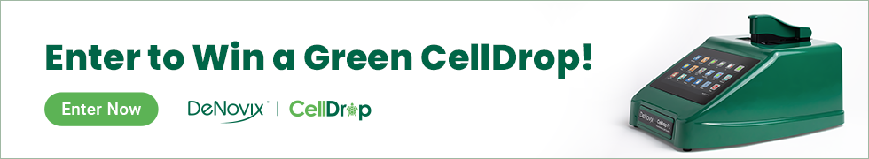 Enter to Win a Green CellDrop Automated Cell Counter!