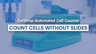 CellDrop Automated Cell Counter: Count Cells Without Slides