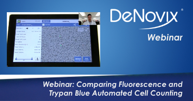 Webinar: Comparing Fluorescence and Trypan Blue Automated Cell Counting