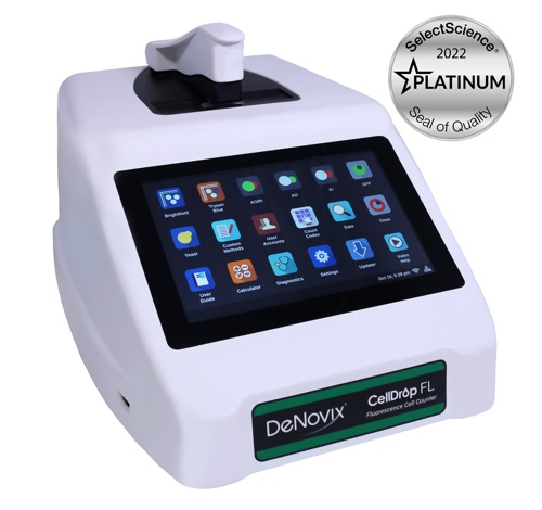 CellDrop Automated Cell Counter Platinum Award