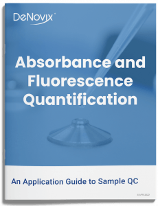 Absorbance and Fluorescence Quantification eBook Cover Mockup