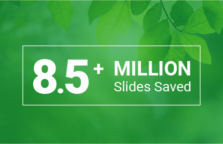 8.5 million slides saved 450 The CellDrop has saved over 8.5 million cell counting slides