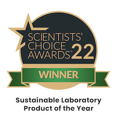 CellDrop is the Sustainable Laboratory Product of the Year Badge
