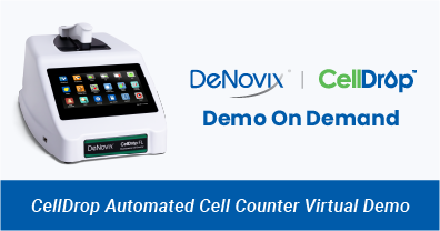 CellDrop Automated Cell Counter Demo on Demand