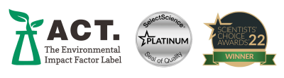 CellDrop awards: ACT Label, Platinum Seal of Quality, Sustainable Laboratory Product of the Year