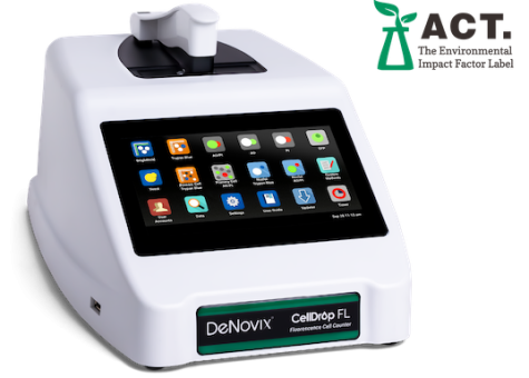 CellDrop Automated Cell Counter - ACT Label Certified
