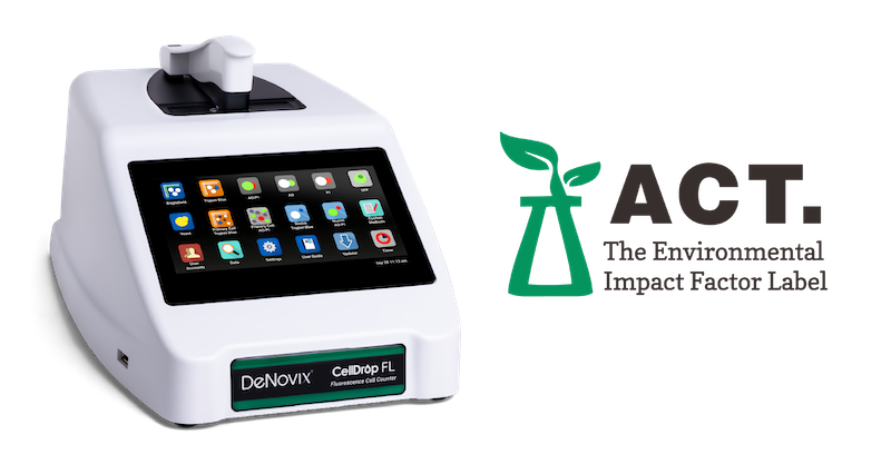CellDrop Automated Cell Counter is ACT Label Certified