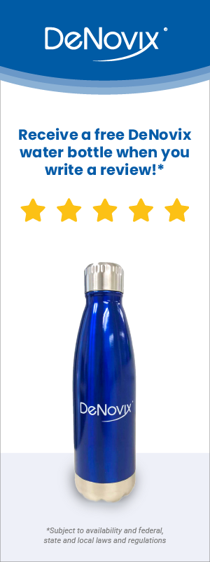 Receive a free DeNovix water bottle when you write a review!