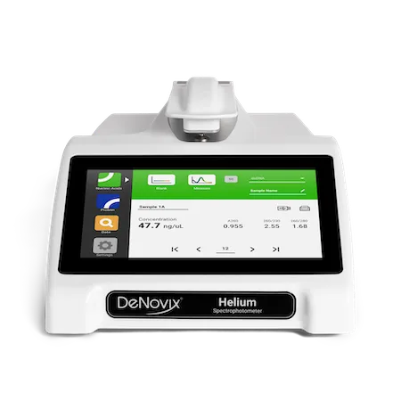 Helium 1 &micro;L Spectrophotometer