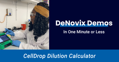 CellDrop dilution calculator