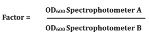 OD600 Factor 如何使用 OD600 測量和因素確定微生物培養(yǎng)物的細(xì)胞密度?