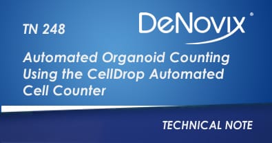 Automated Organoid Counting Using the CellDrop Automated Cell Counter