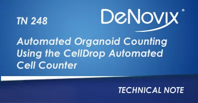 Automated Organoid Counting Using the CellDrop Automated Cell Counter