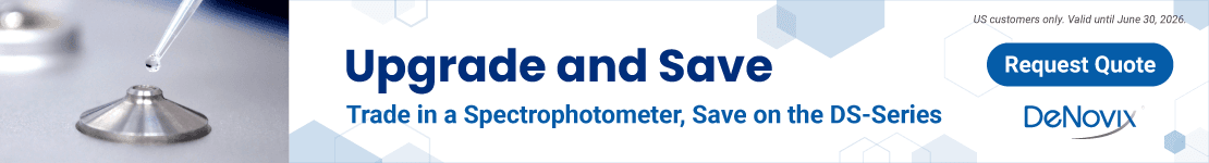 Upgrade and Save: Trade in a Spectrophotometer, Save on the DS-Series