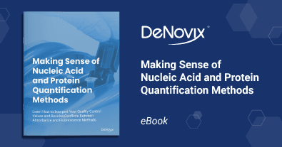 Making Sense of Nucleic Acid and Protein Quantification Methods