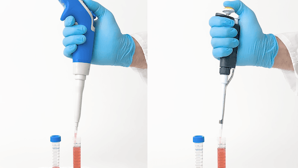 Electronic vs. manual pipette